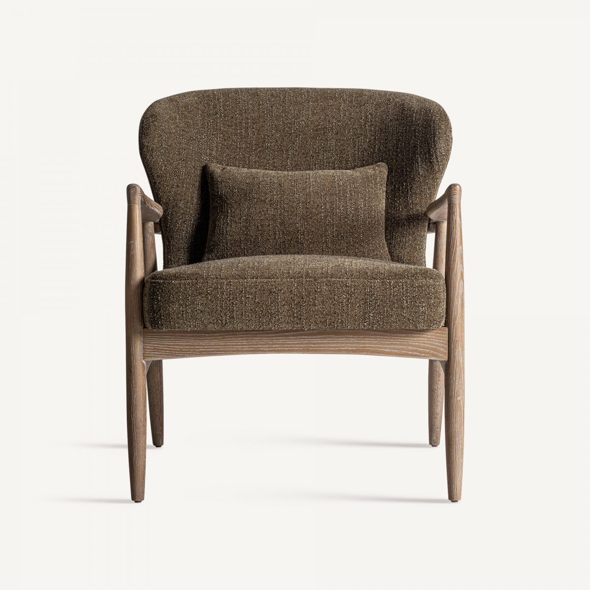 Fauteuil bouclé vert kaki | Tarrès VICAL
