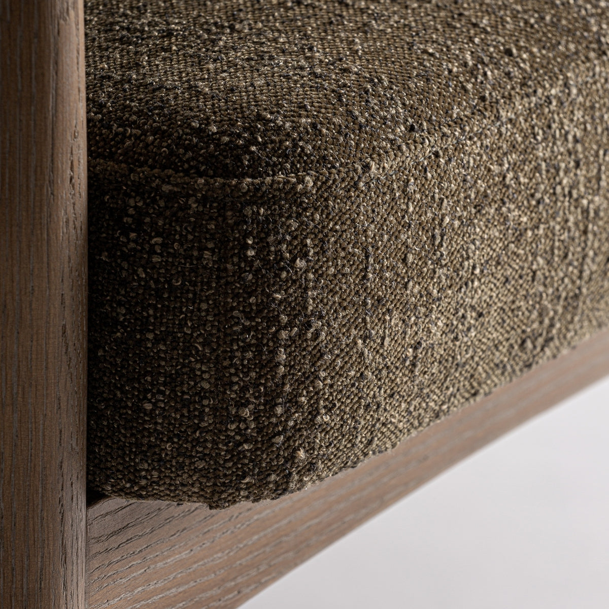 Fauteuil bouclé vert kaki | Tarrès VICAL