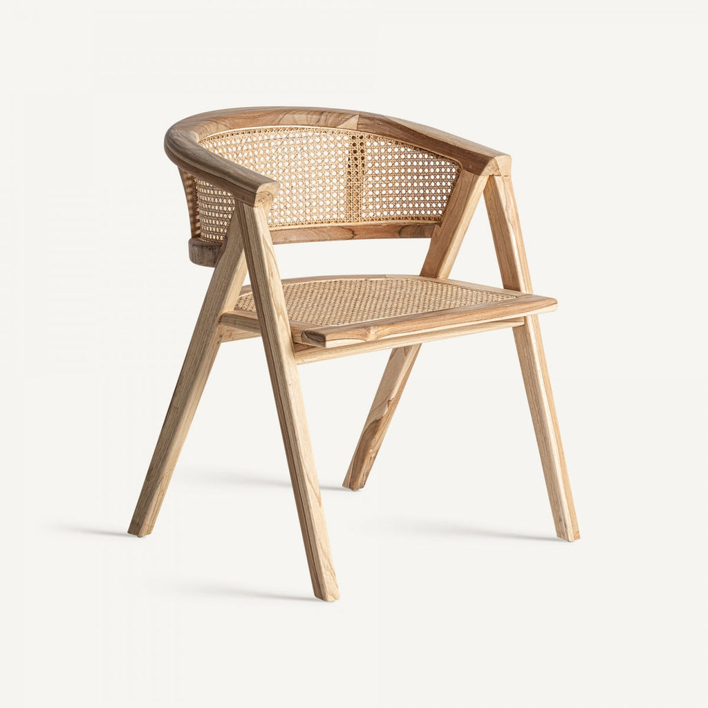 Chaise de salle à manger en rotin | Vical Eane