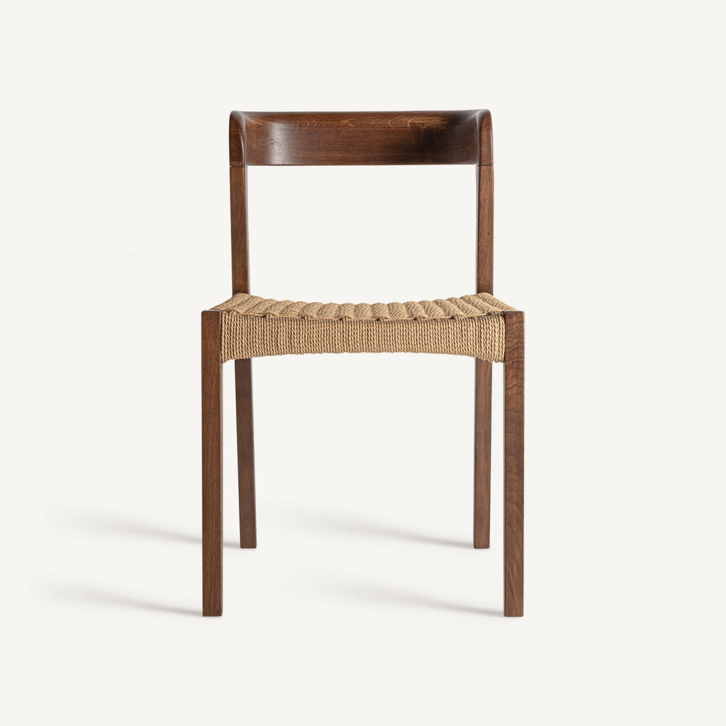 Chaise de salle à manger en fibres naturelles | Vical Tudelle