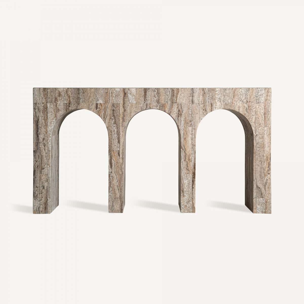 Console en travertin beige | Vical Viaud