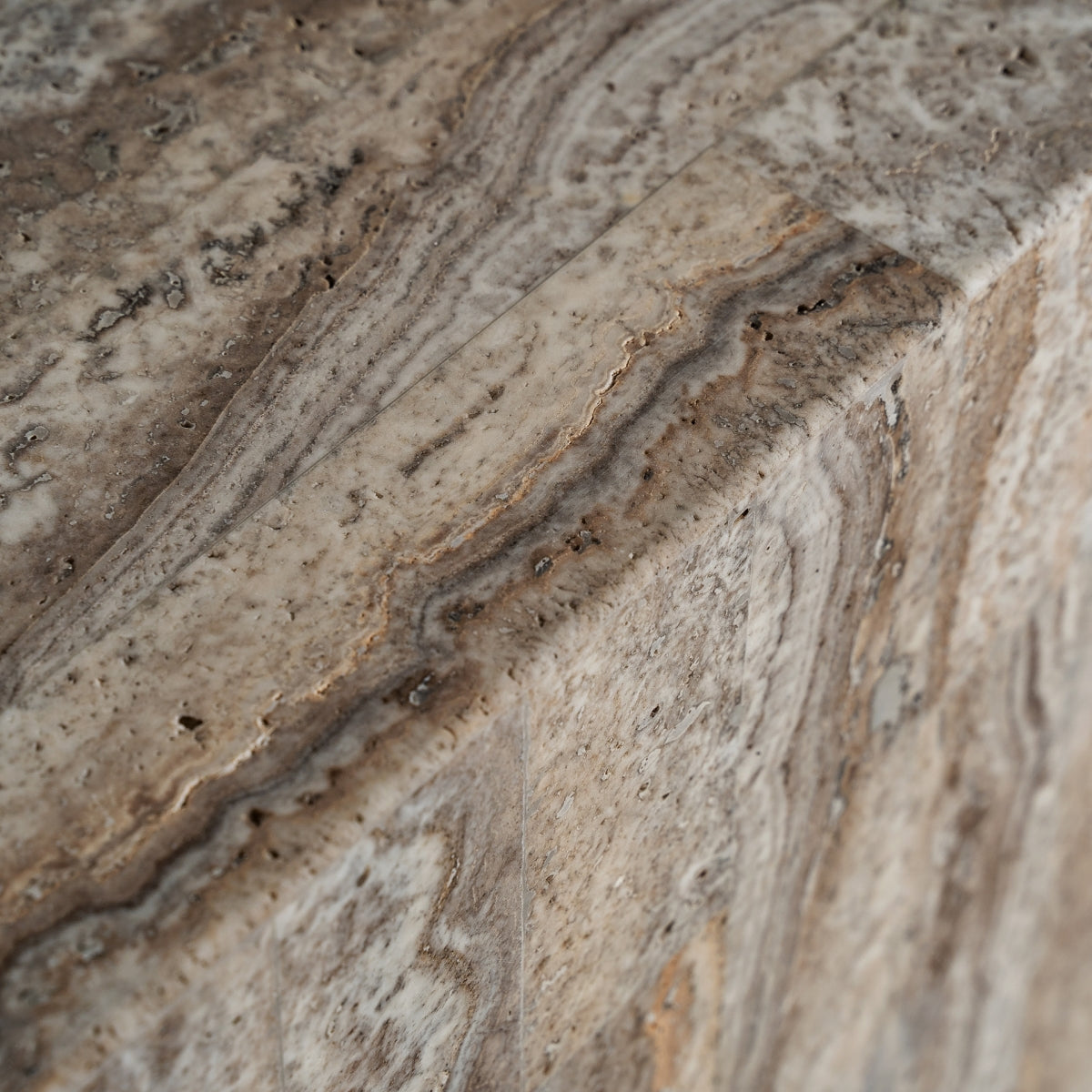 Console en travertin beige | Vical Viaud