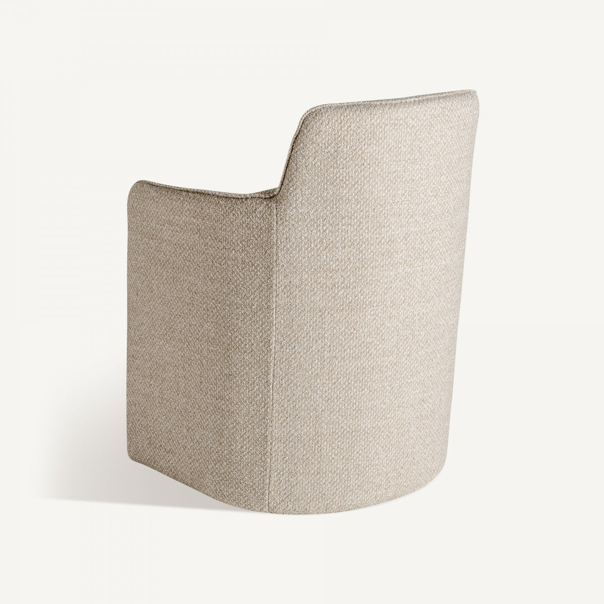 Chaise de salle à manger en tissu beige | Vical Mayun
