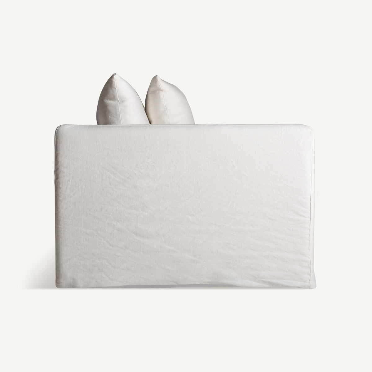 Module gauche en lin blanc | Vical-Agde
