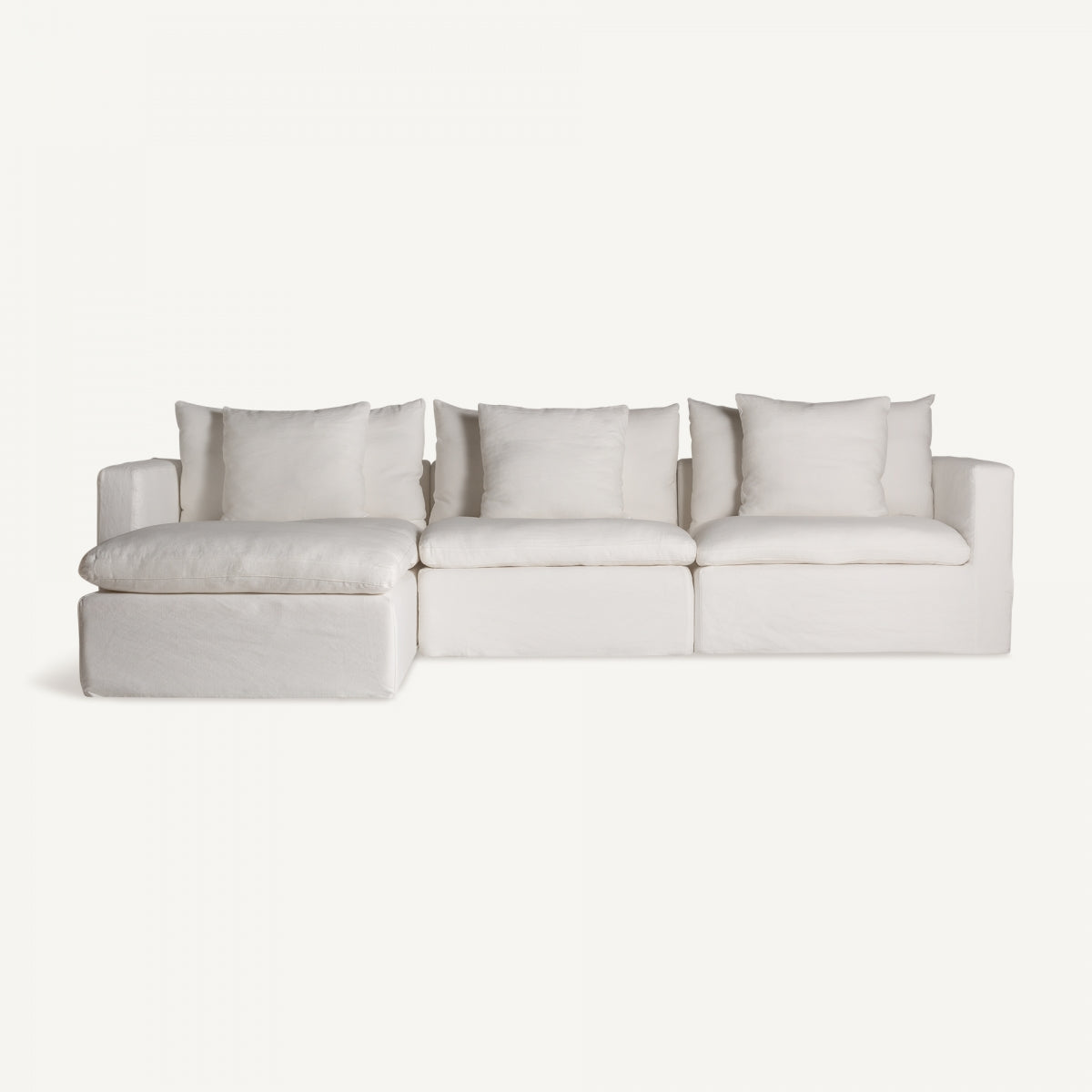 Module droit en lin blanc | Vical-Agde