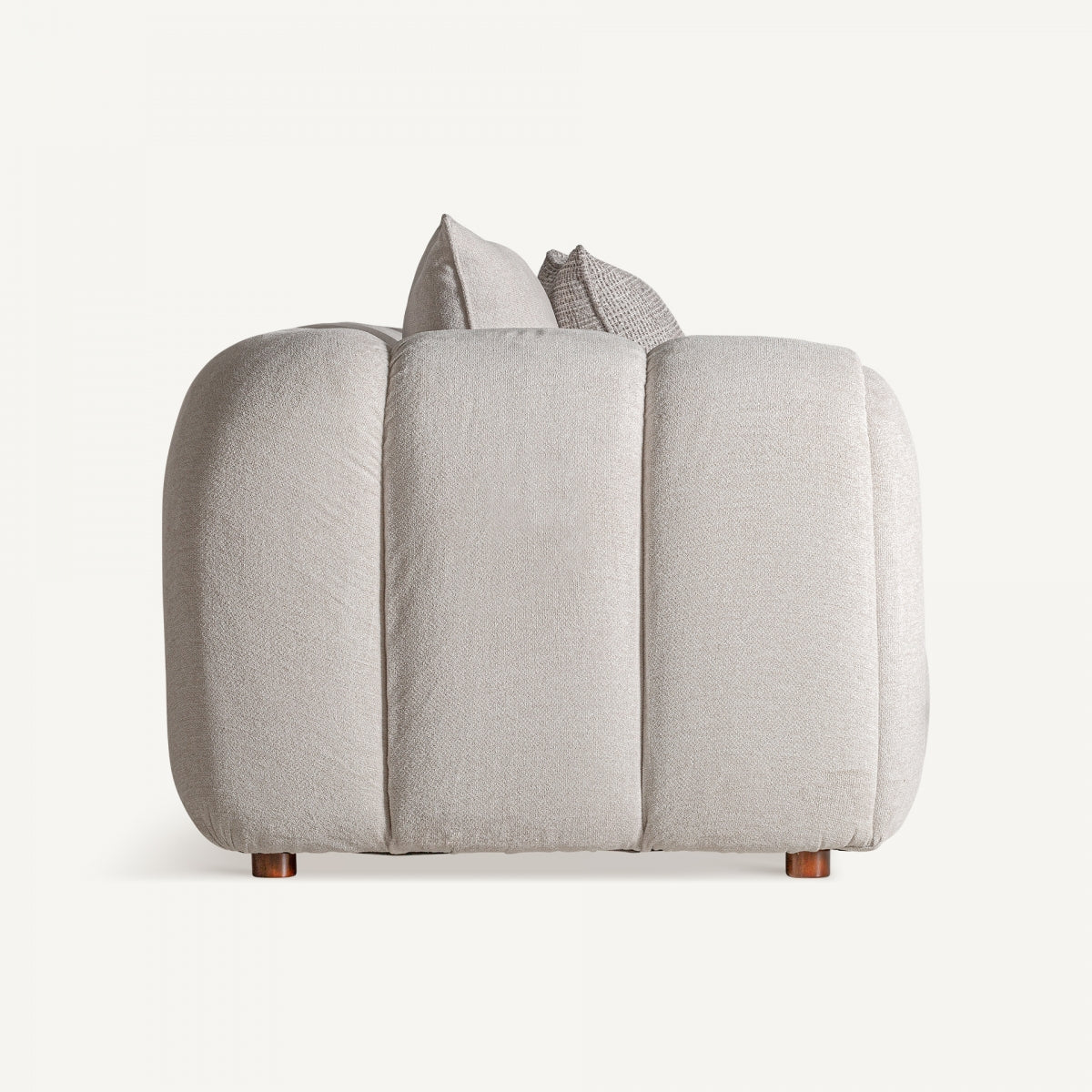 Canapé 3-4 places en tissu blanc cassé | Vical Carceri
