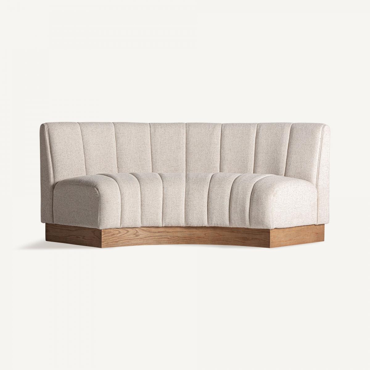 Canapé modulable en tissu beige | Vical Lurcy