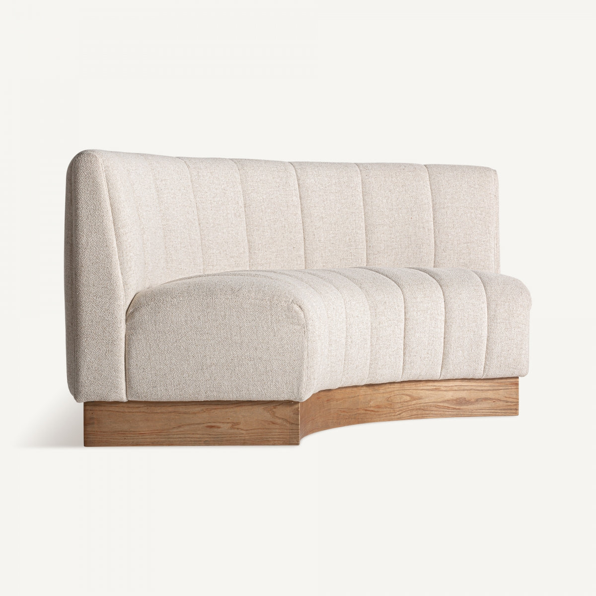 Canapé modulable en tissu beige | Vical Lurcy