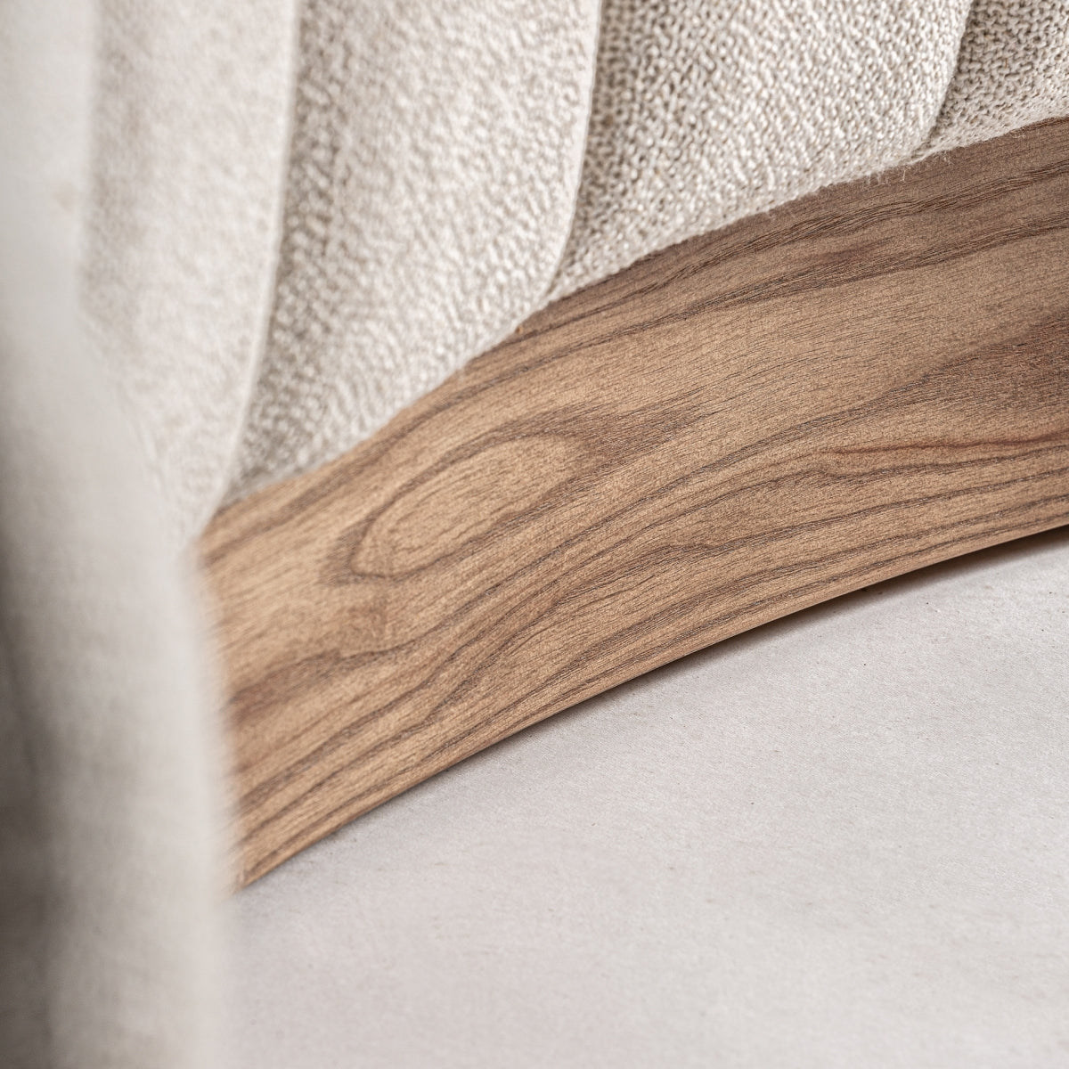 Canapé modulable en tissu beige | Vical Lurcy