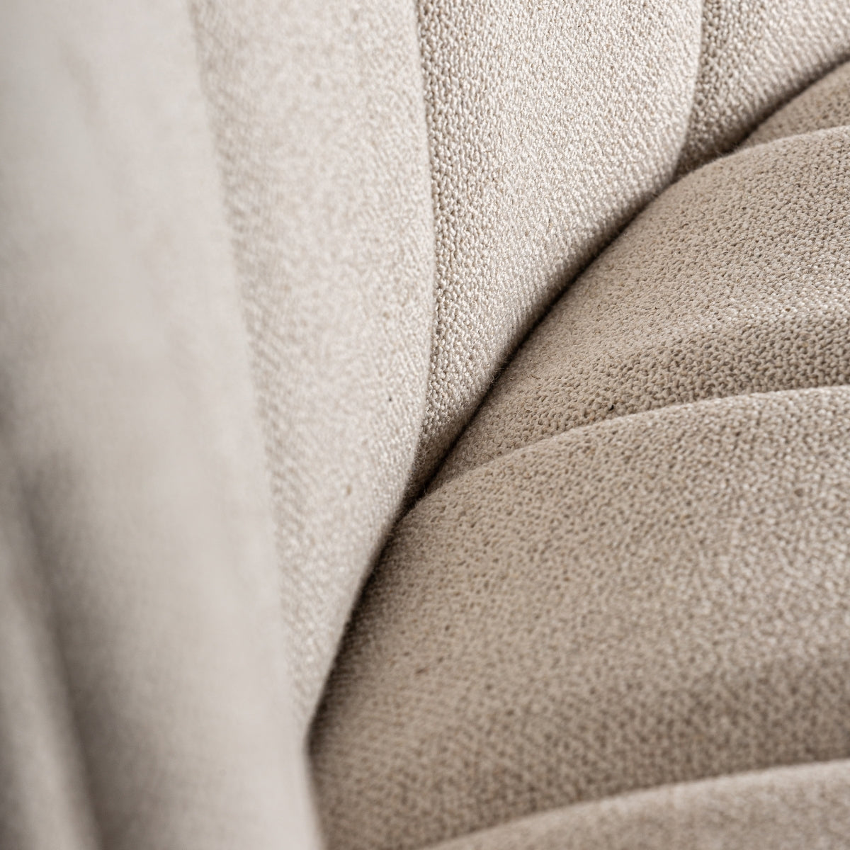 Canapé modulable en tissu beige | Vical Lurcy