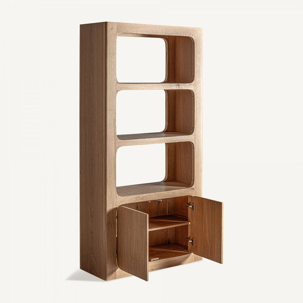 Bibliothèque en chêne marron | VICAL Saulgé
