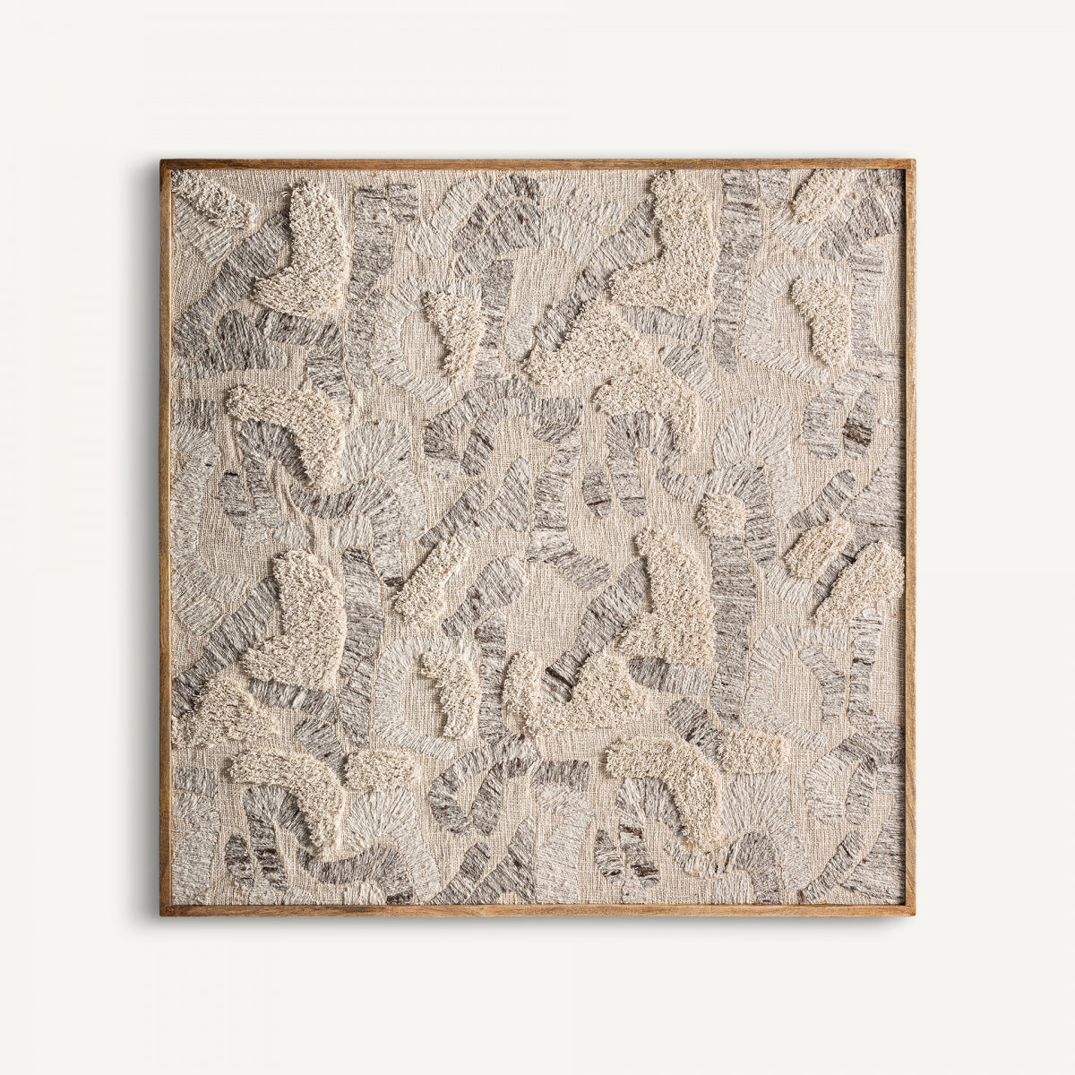 Tableau tissé en coton beige | Vical Bram