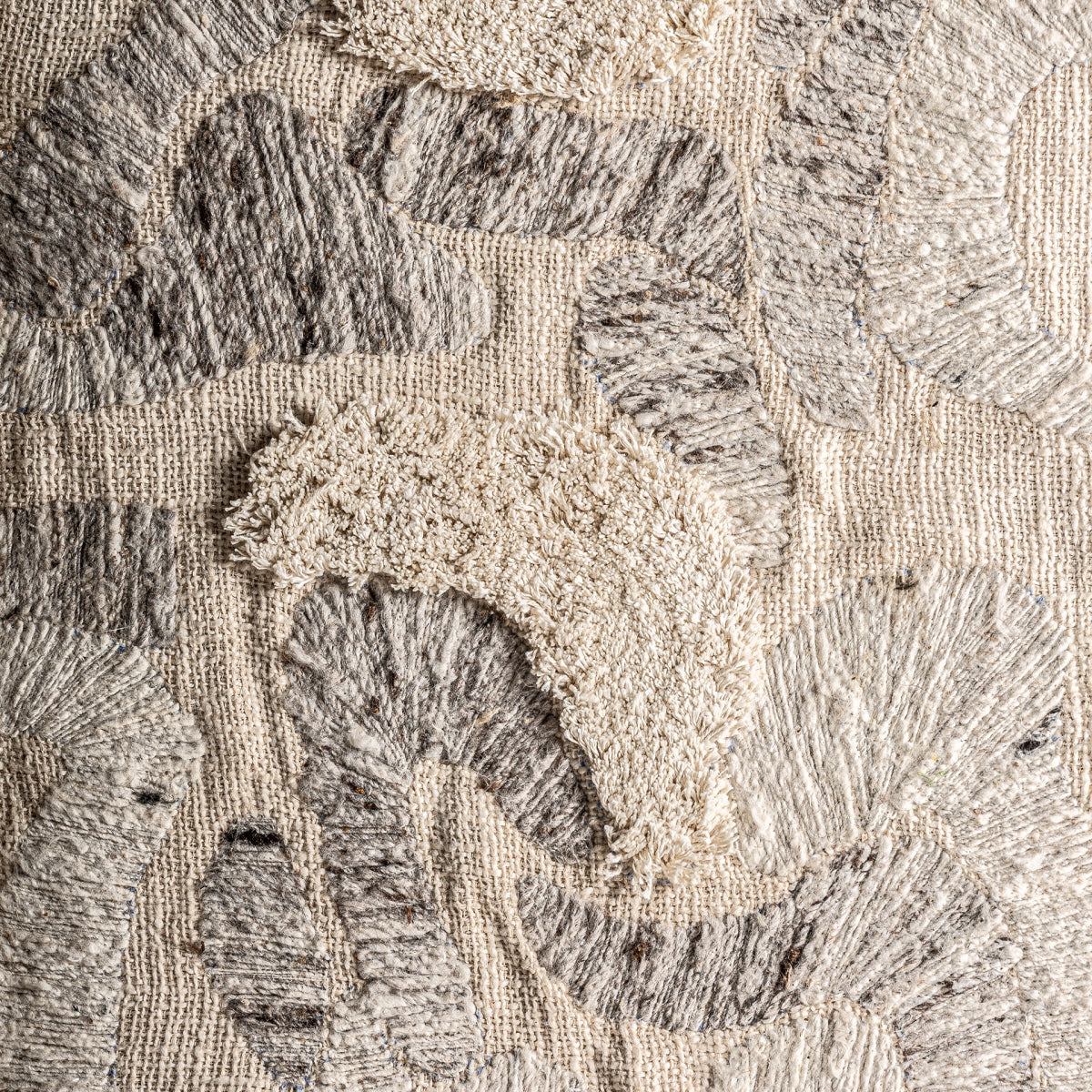 Tableau tissé en coton beige | Vical Bram