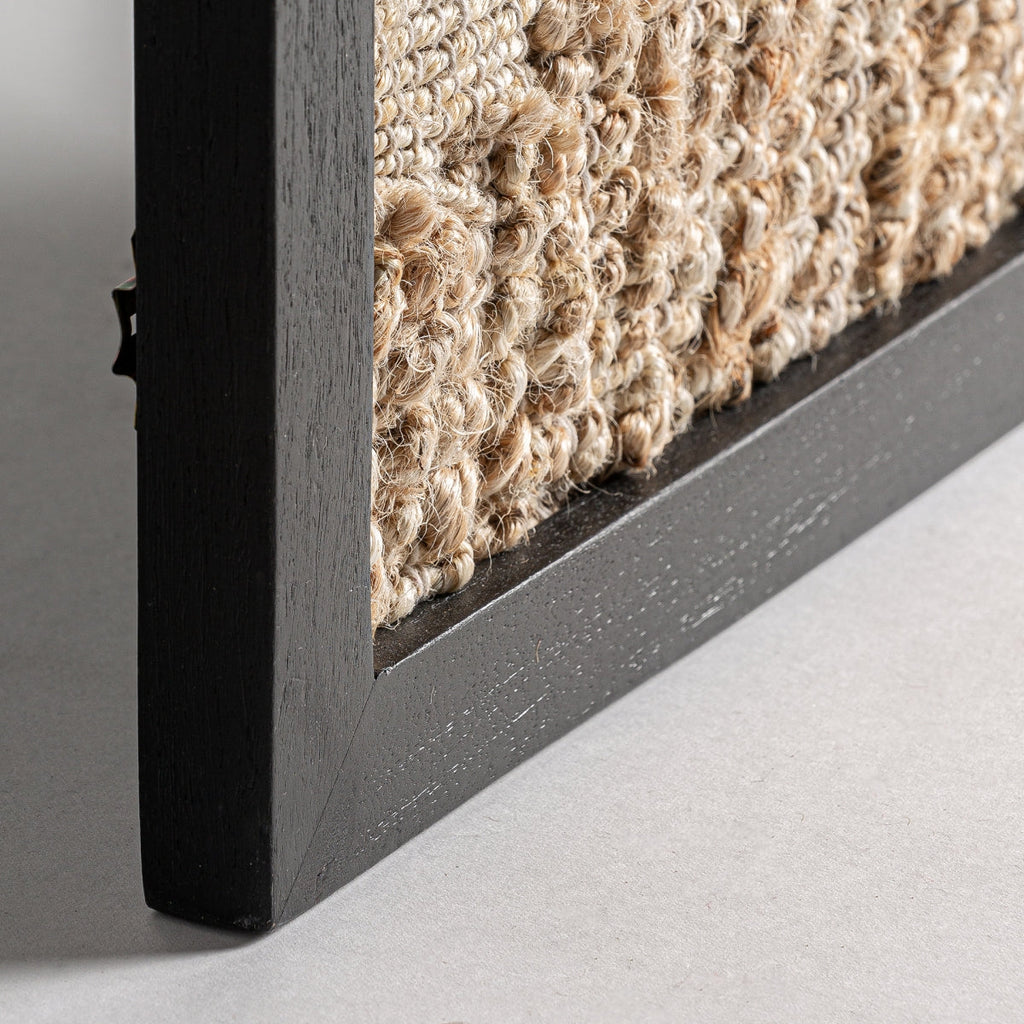 Tableau en jute et coton beige | Vical Cesc