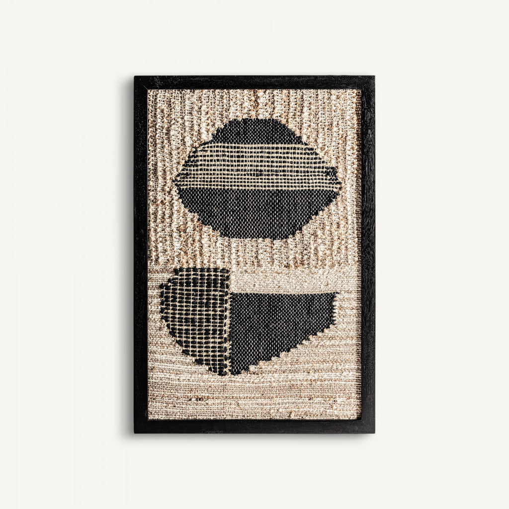 Tableau en jute et coton beige | Vical Celso
