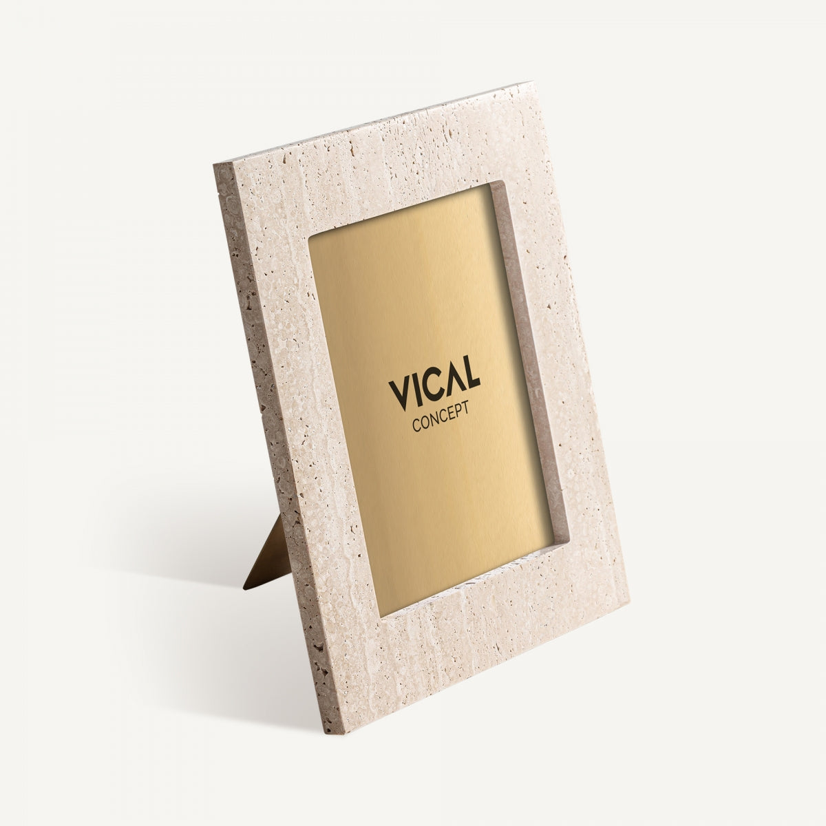 Cadre photo en marbre beige | Vical Tetbury