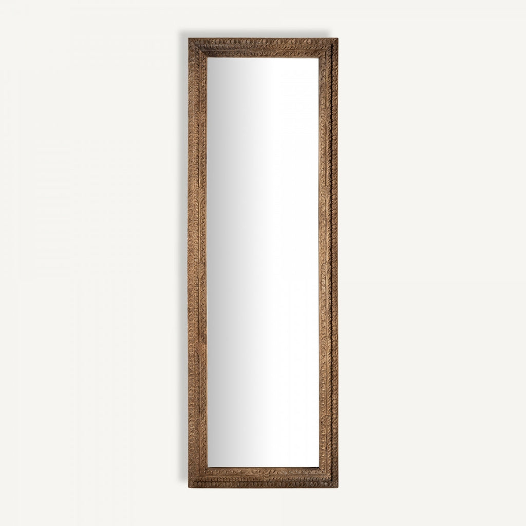 Miroir en bois de manguier sculpté | Vical Cotard