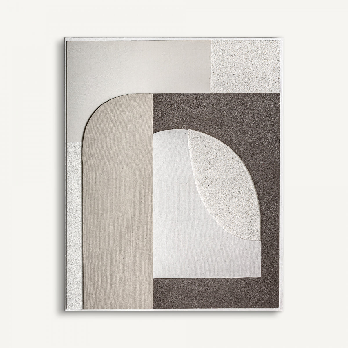 Tableau aux formes organiques beige | Vical Bahkle