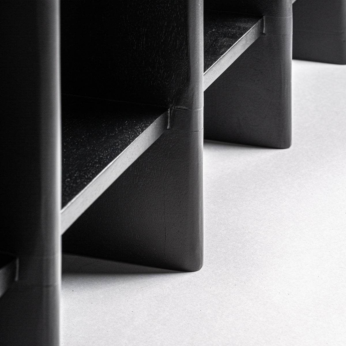 Console en manguier et marbre noir | Vical Nara