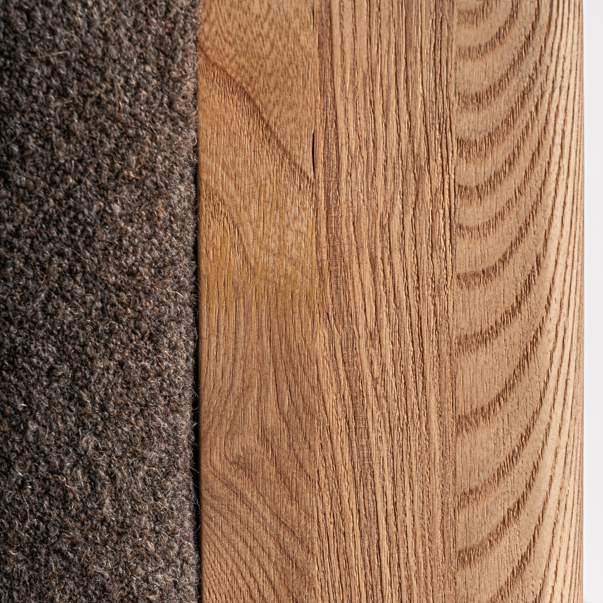 Chaise de salle à manger en tissu marron | Vical Nara
