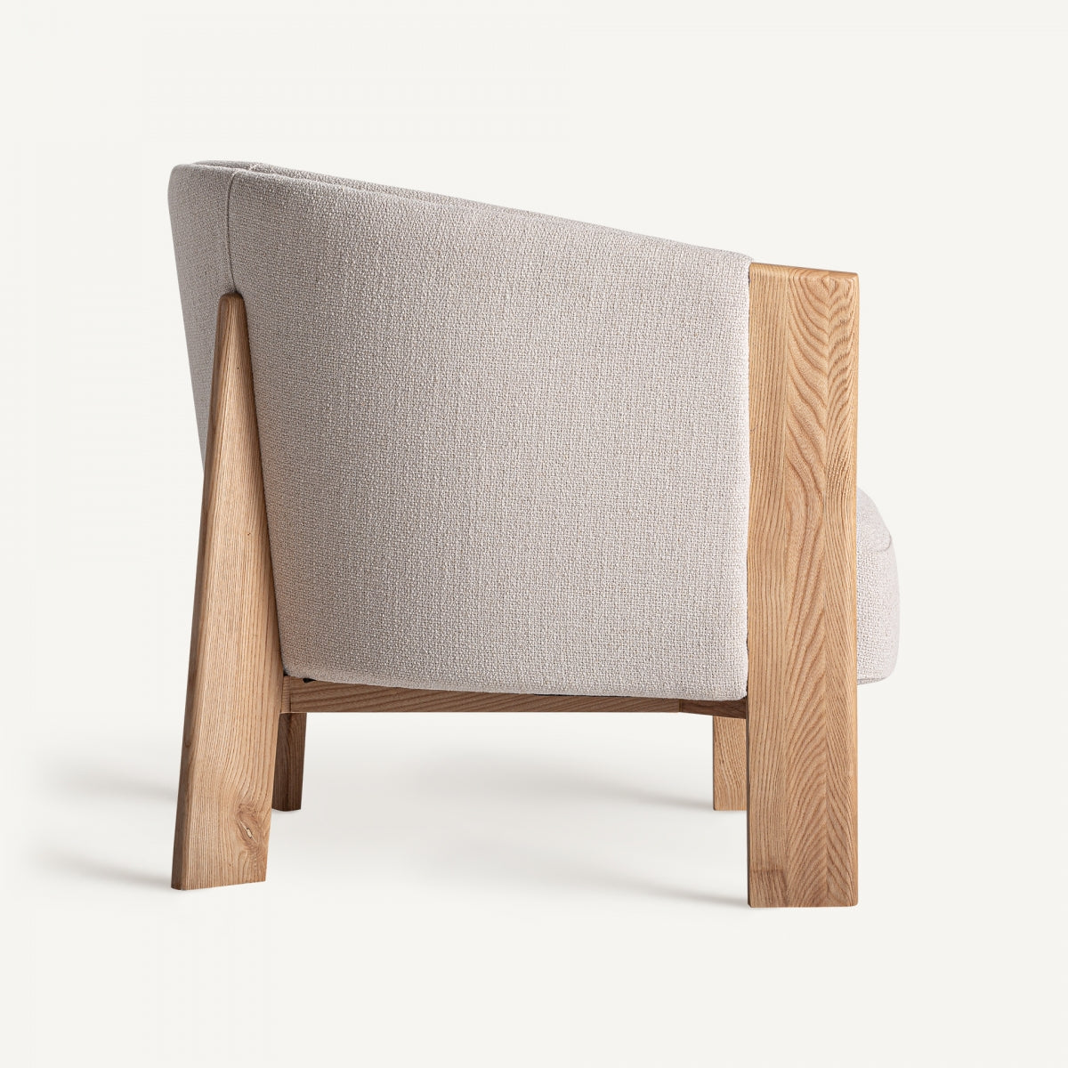 Fauteuil en tissu beige | Vical Nara