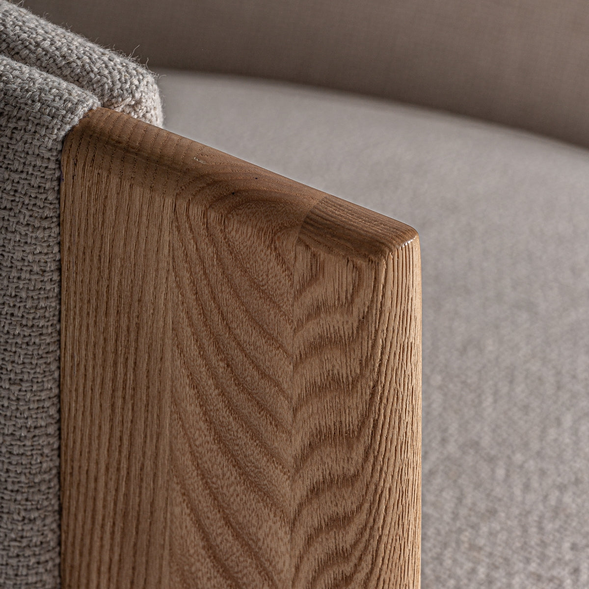 Fauteuil en tissu beige | Vical Nara