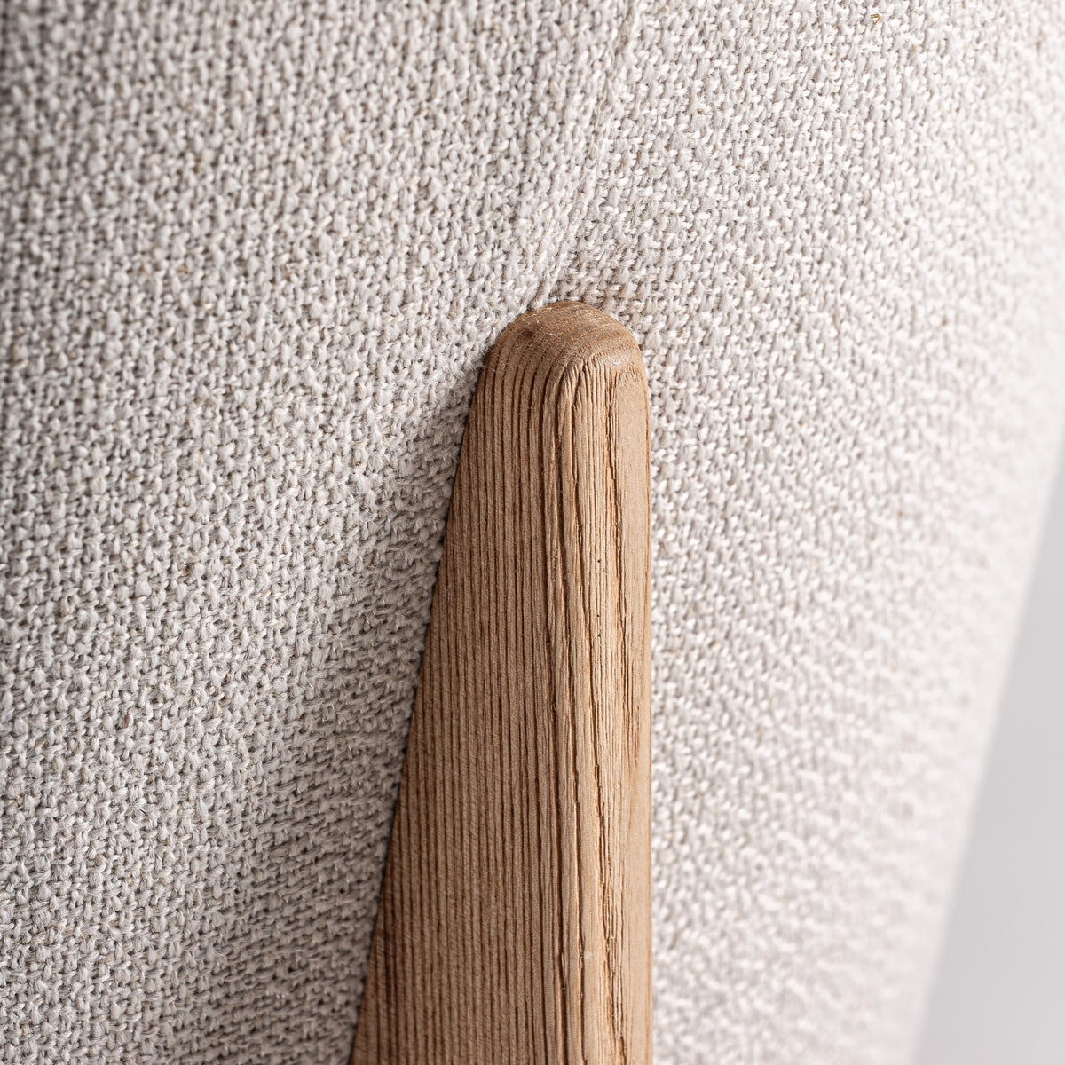 Fauteuil en tissu beige | Vical Nara