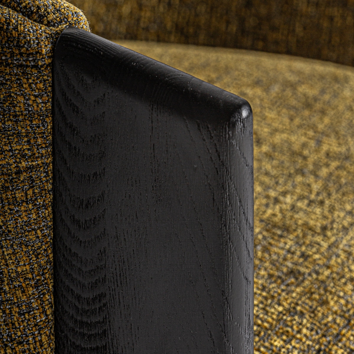 Fauteuil en tissu vert/jaune | Vical Nara