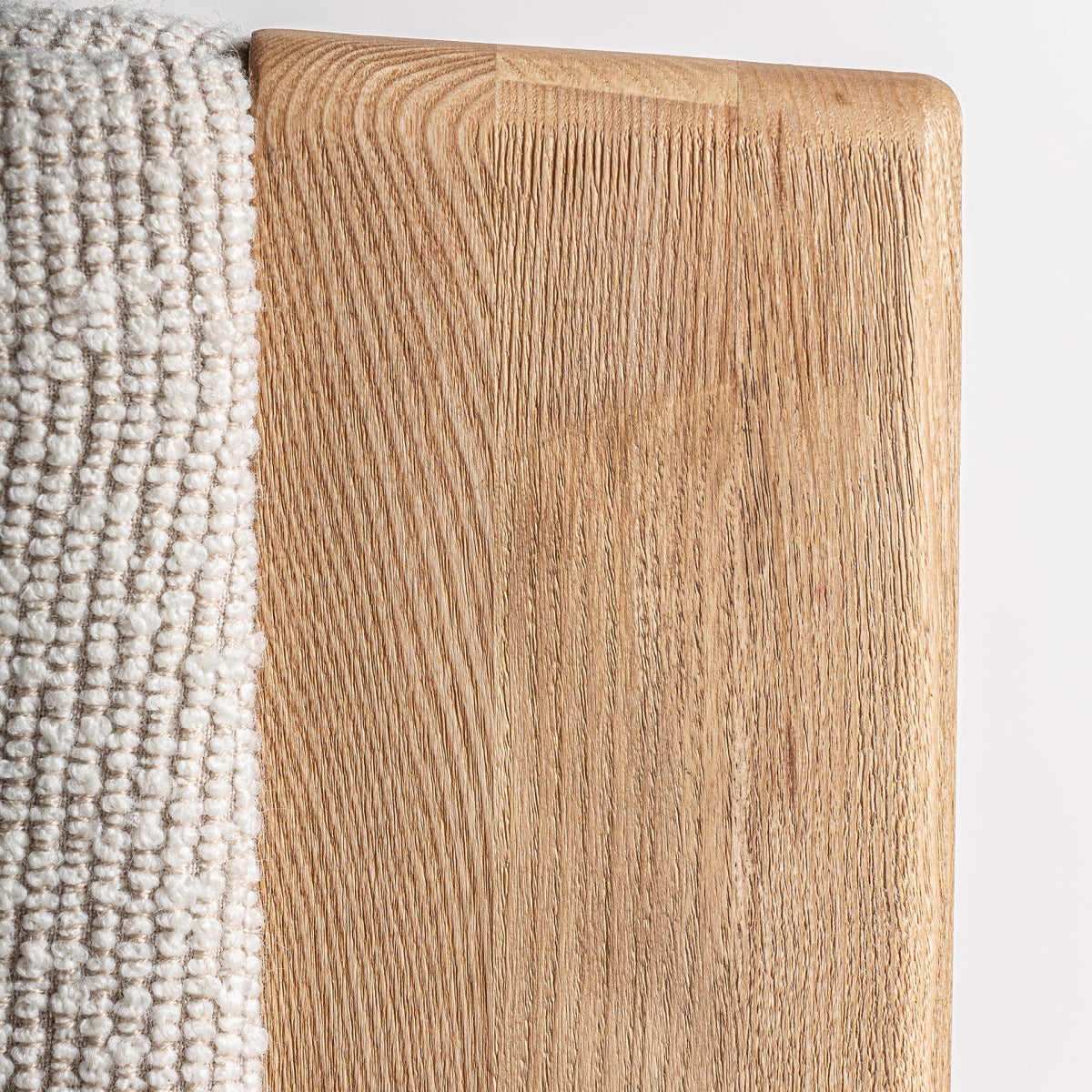 Fauteuil bouclé crème | Vical Nara