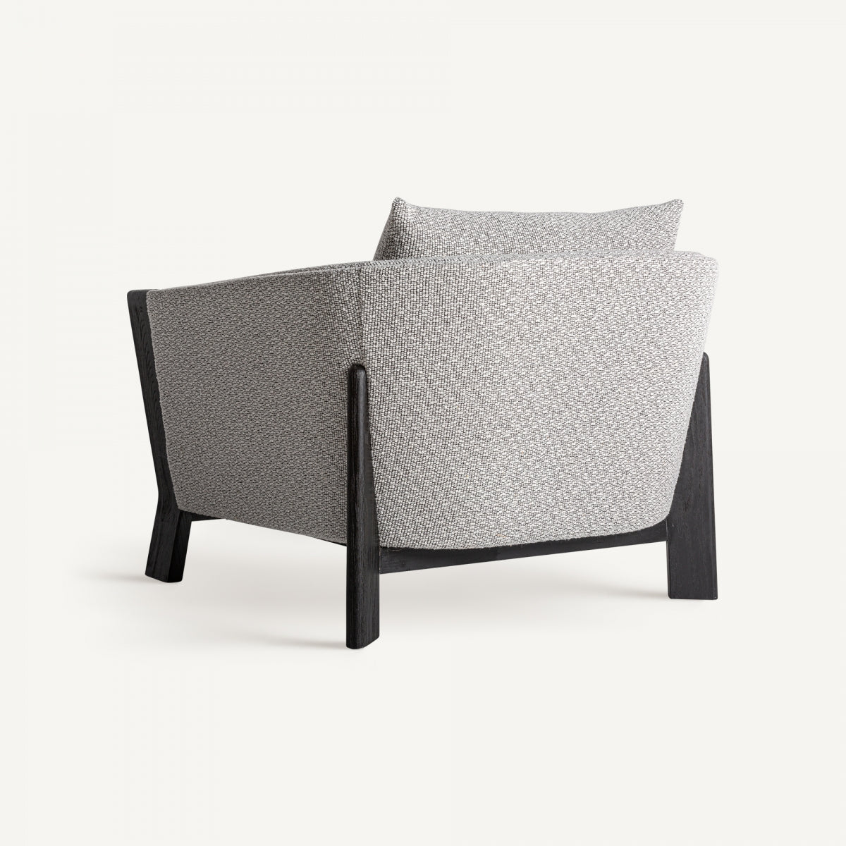 Fauteuil bouclé gris | Vical Nara