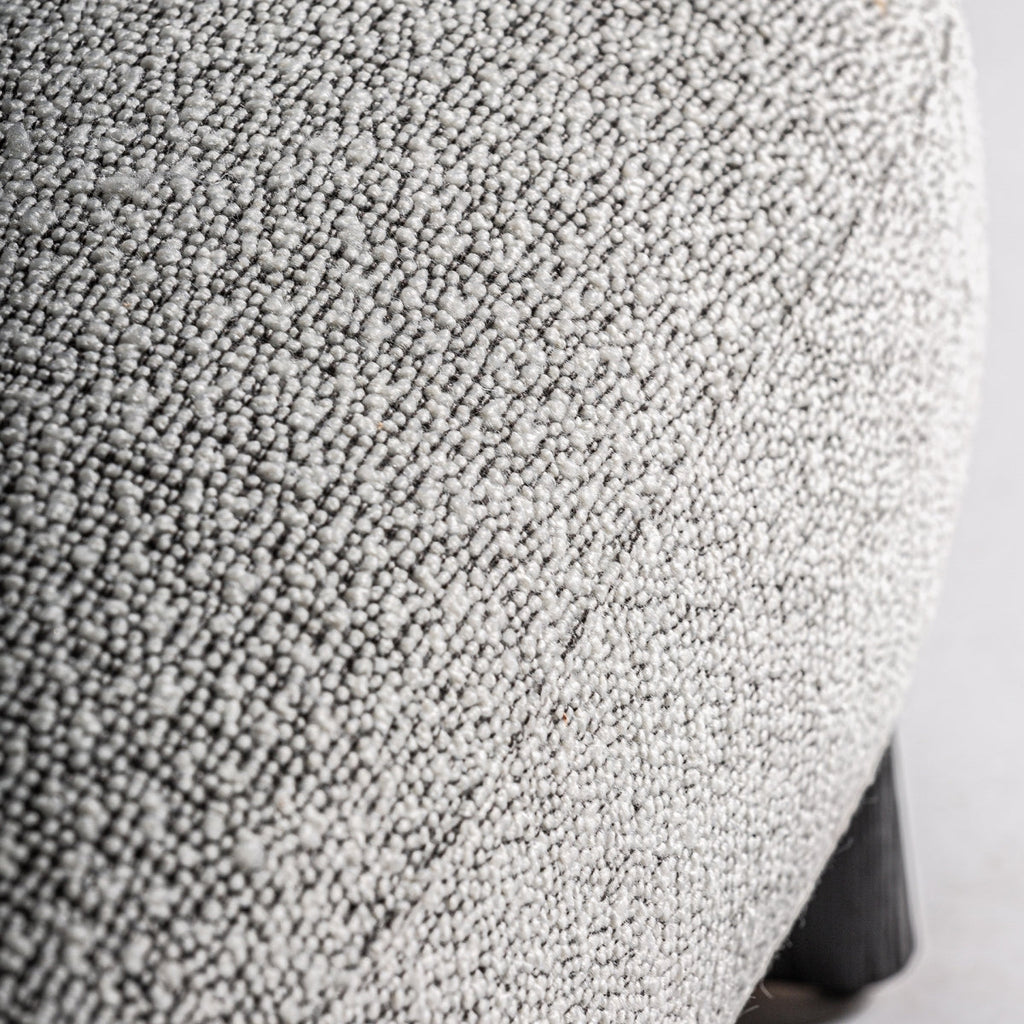 Fauteuil bouclé gris | Vical Nara
