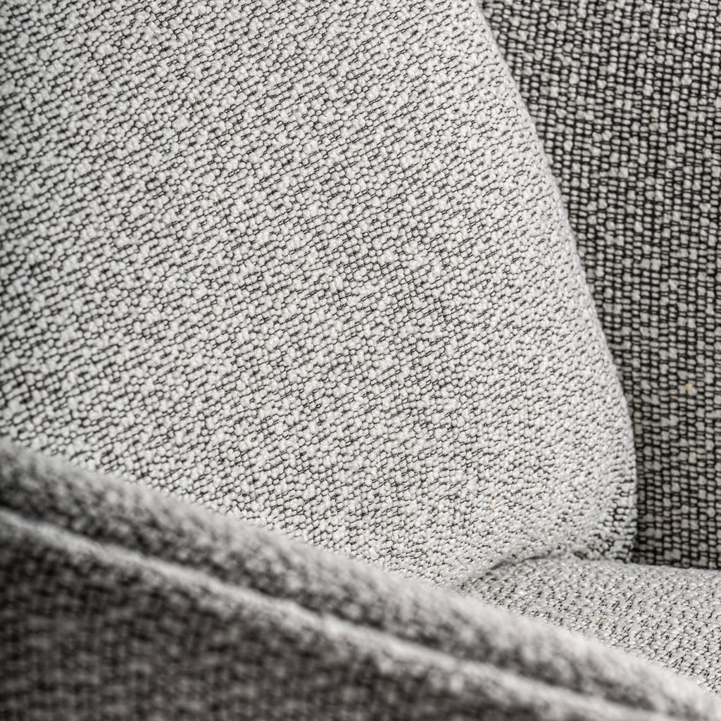 Fauteuil bouclé gris | Vical Nara