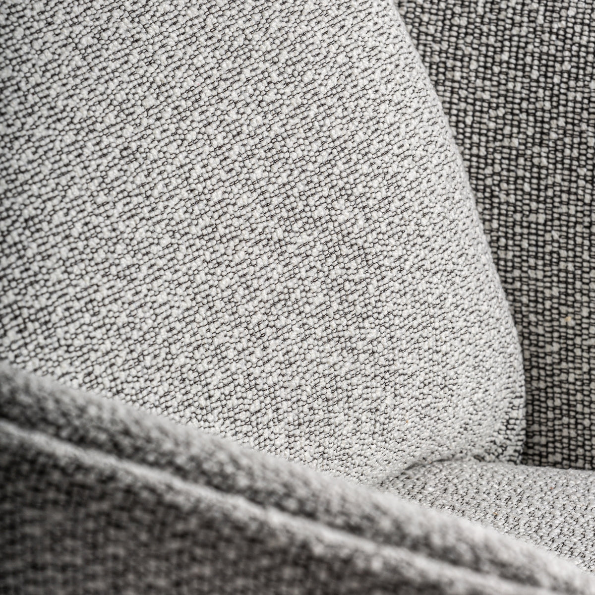 Fauteuil bouclé gris | Vical Nara