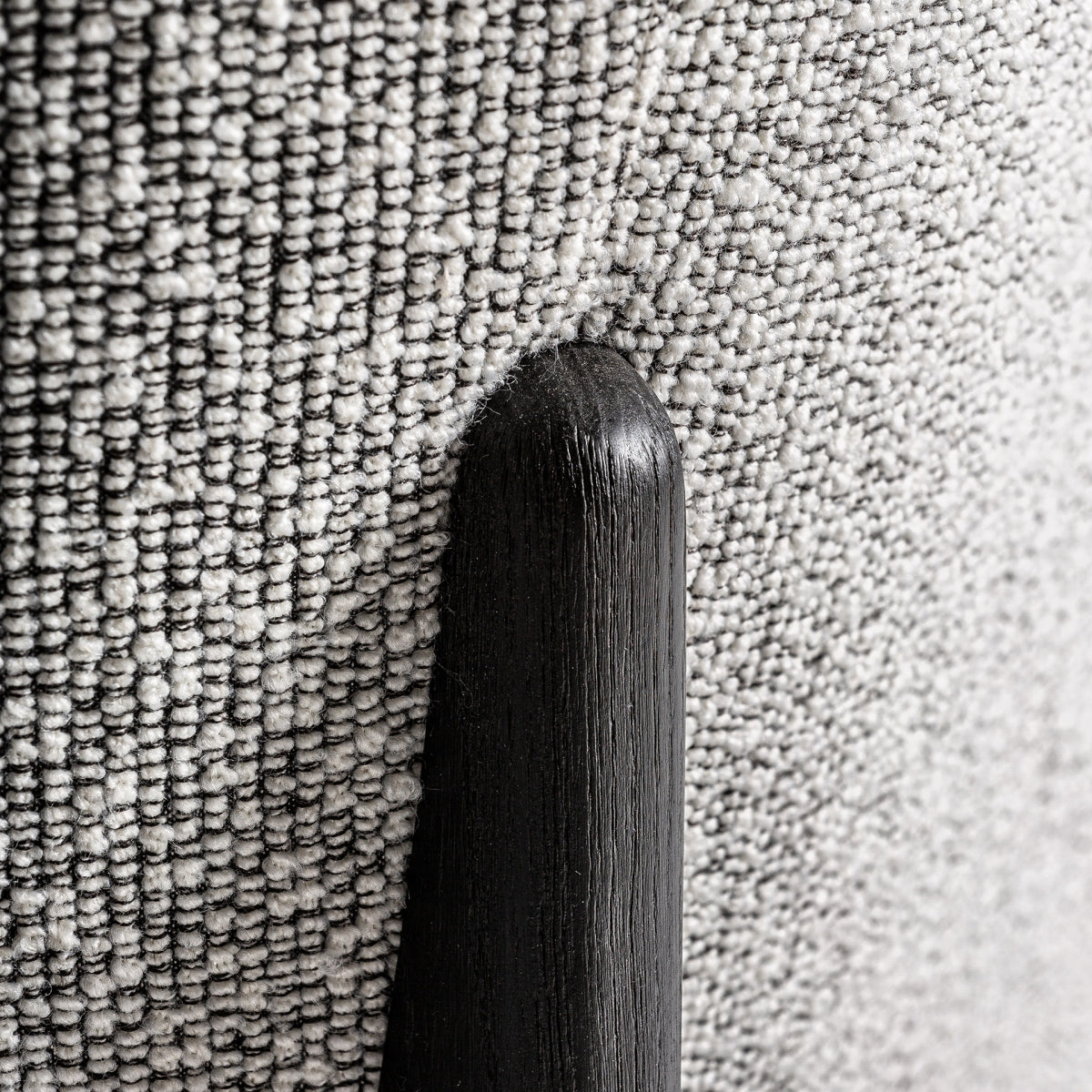 Fauteuil bouclé gris | Vical Nara