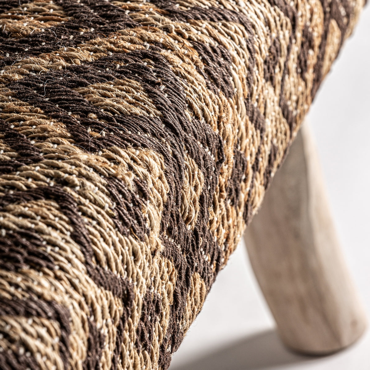 Banc en jute marron | Vical Zahur
