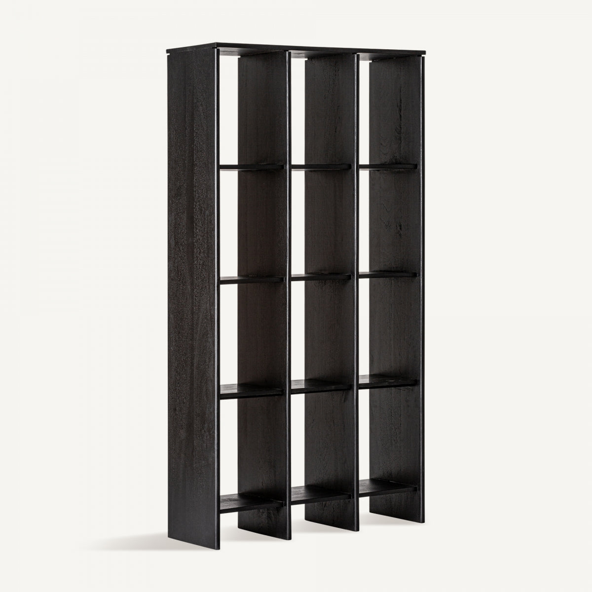 Bibliothèque en manguier et marbre noir | Vical Nara S