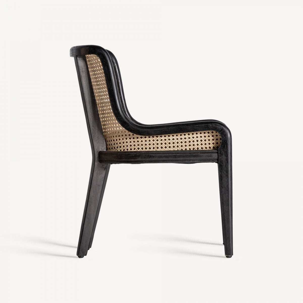 Chaise de salle à manger en velours marron | VICAL Velburg