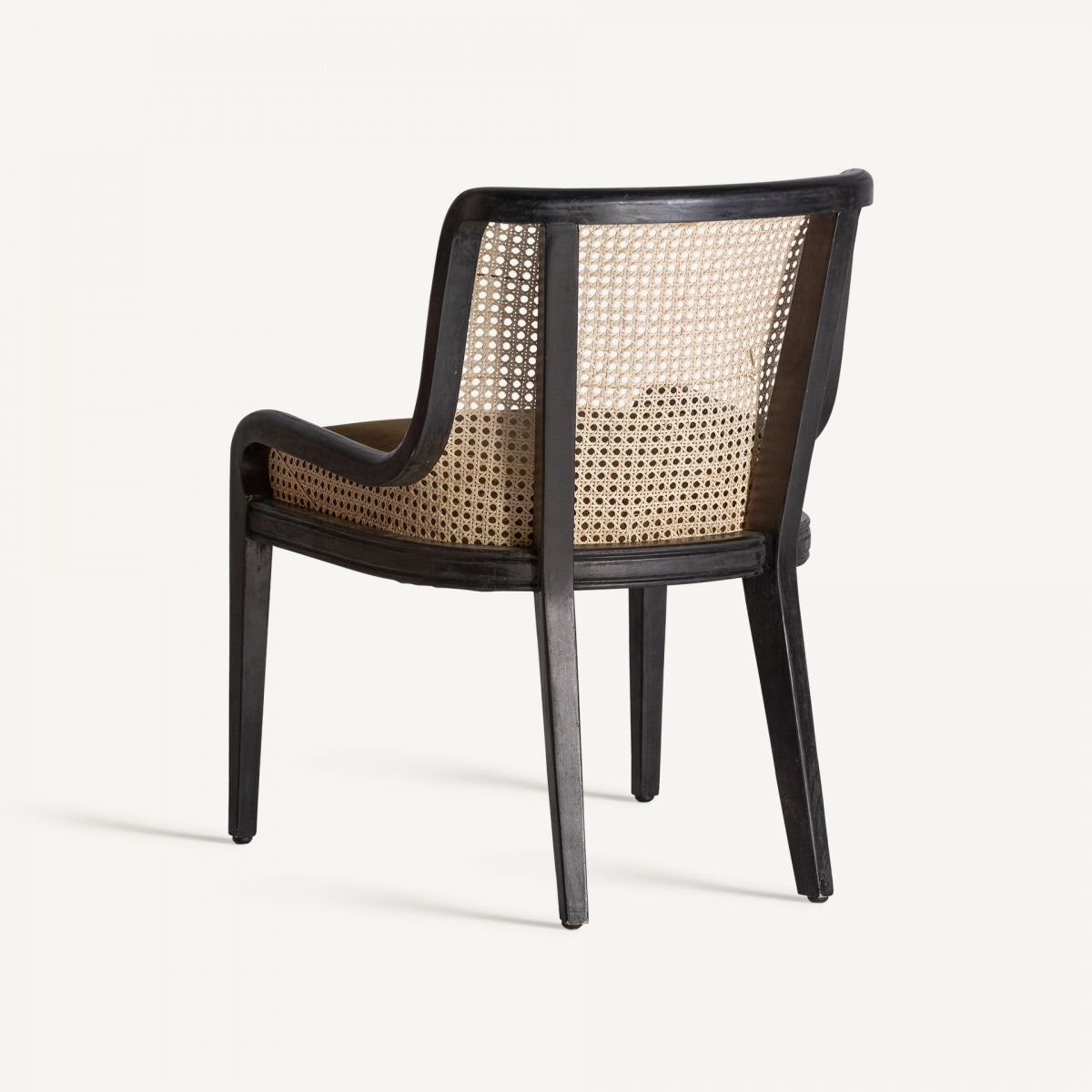 Chaise de salle à manger en velours marron | VICAL Velburg
