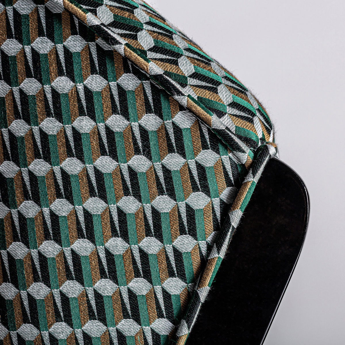 Chaise de salle à manger en velours vert | Vical Kelheim