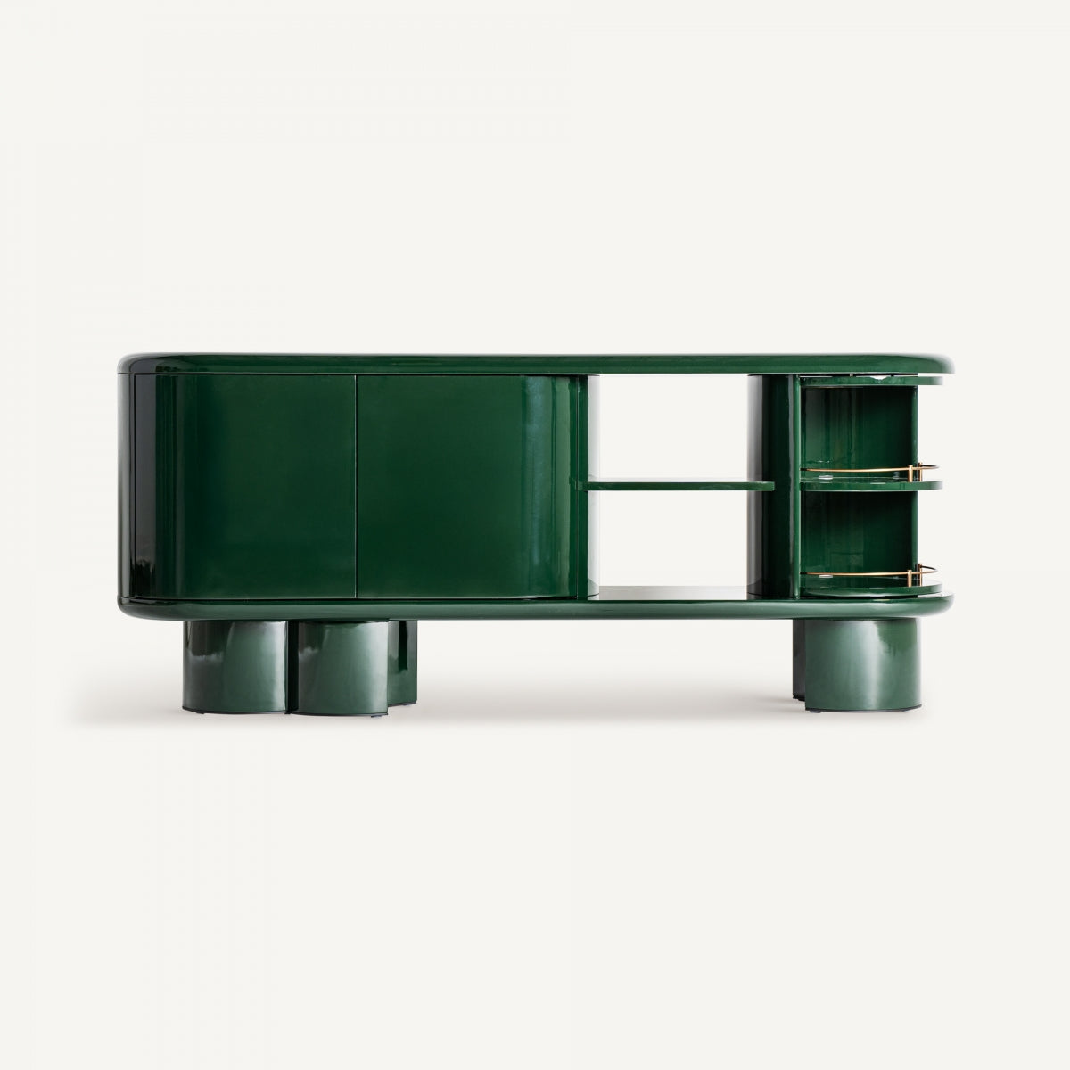 Buffet Art déco en bois vert | Vical Gory