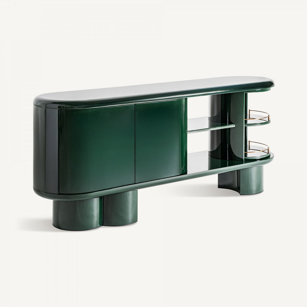 Buffet Art déco en bois vert | Vical Gory