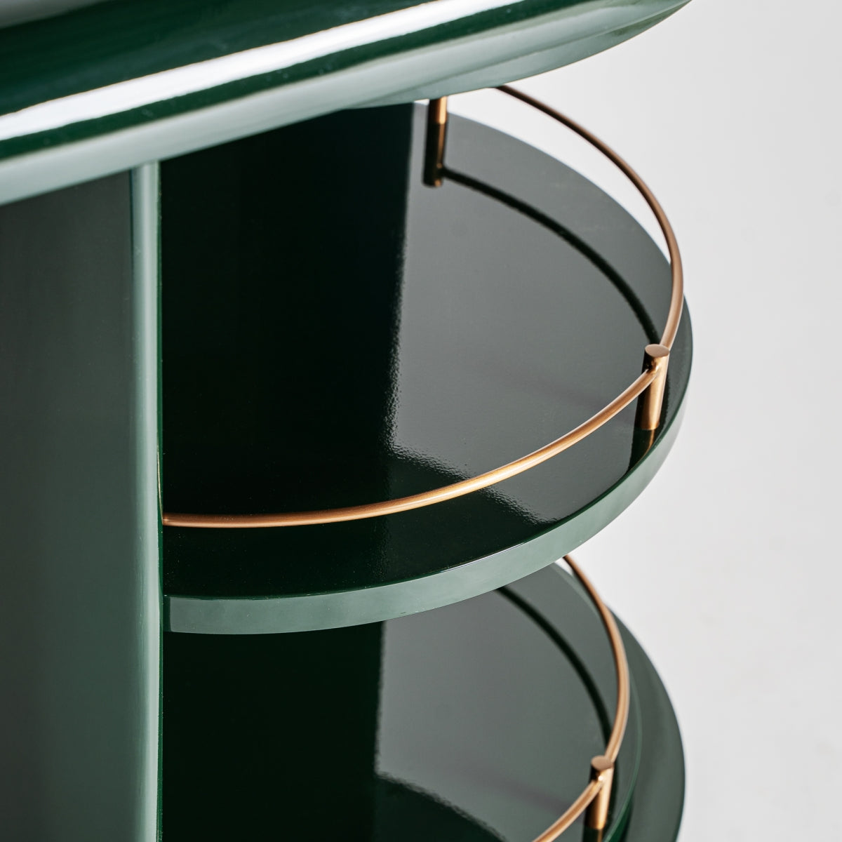 Buffet Art déco en bois vert | Vical Gory
