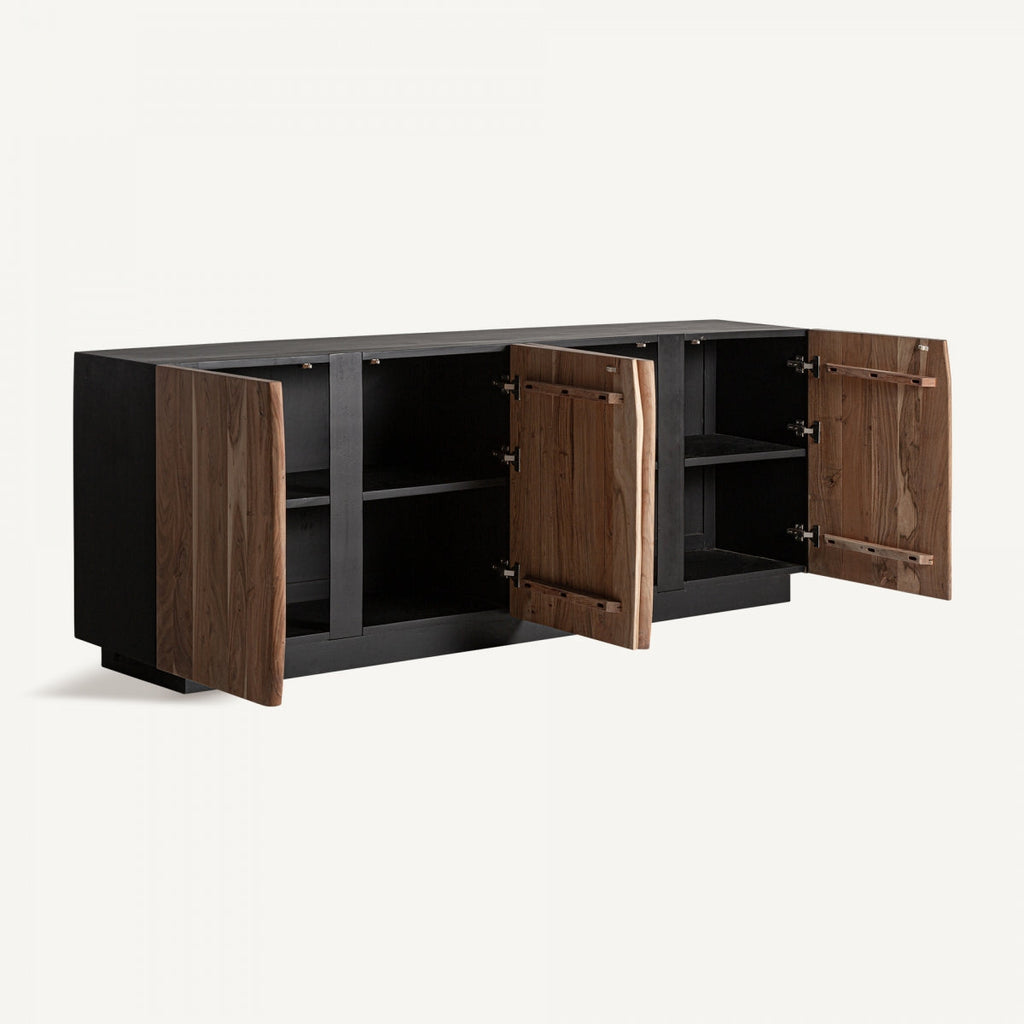 Buffet en bois d'acacia marron | Vical Kerken