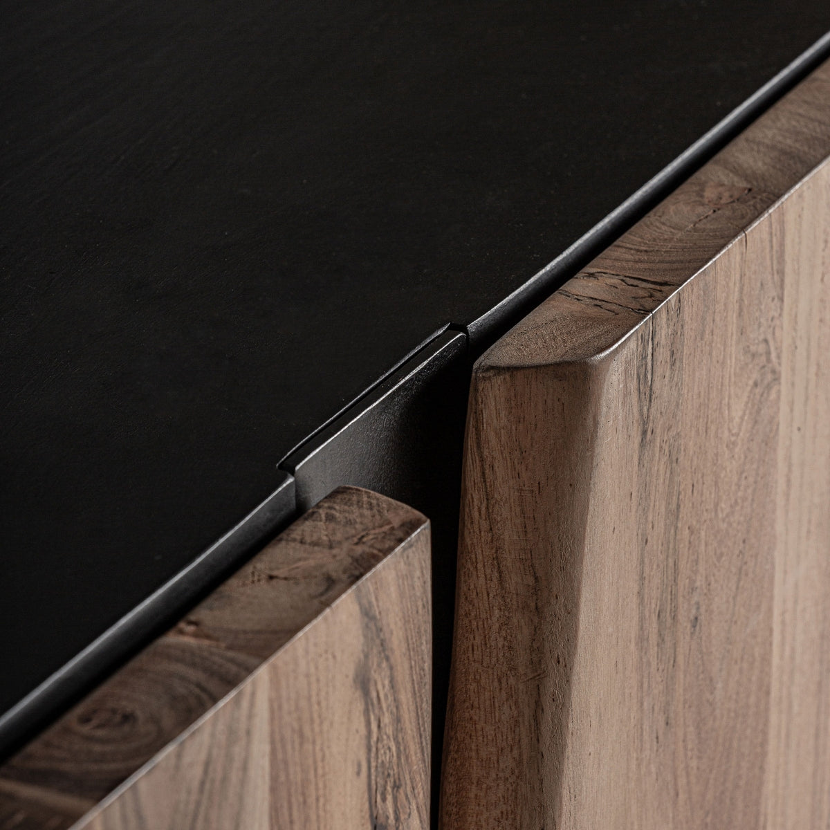 Buffet en bois d'acacia marron | Vical Kerken