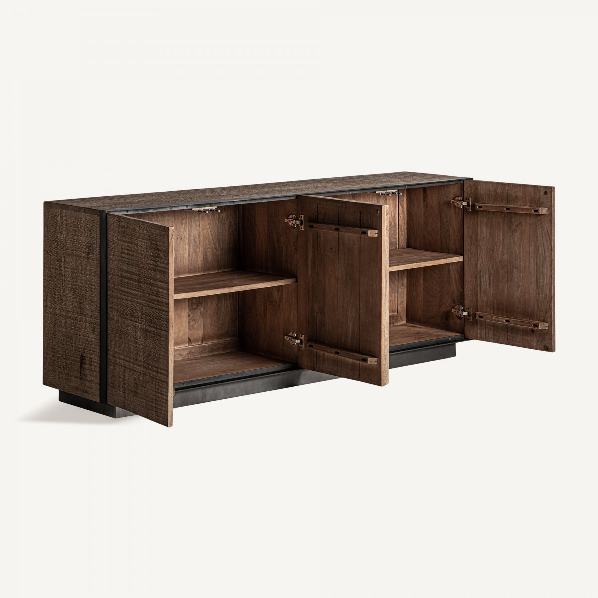 Buffet en bois de manguier marron | Vical Krefeld