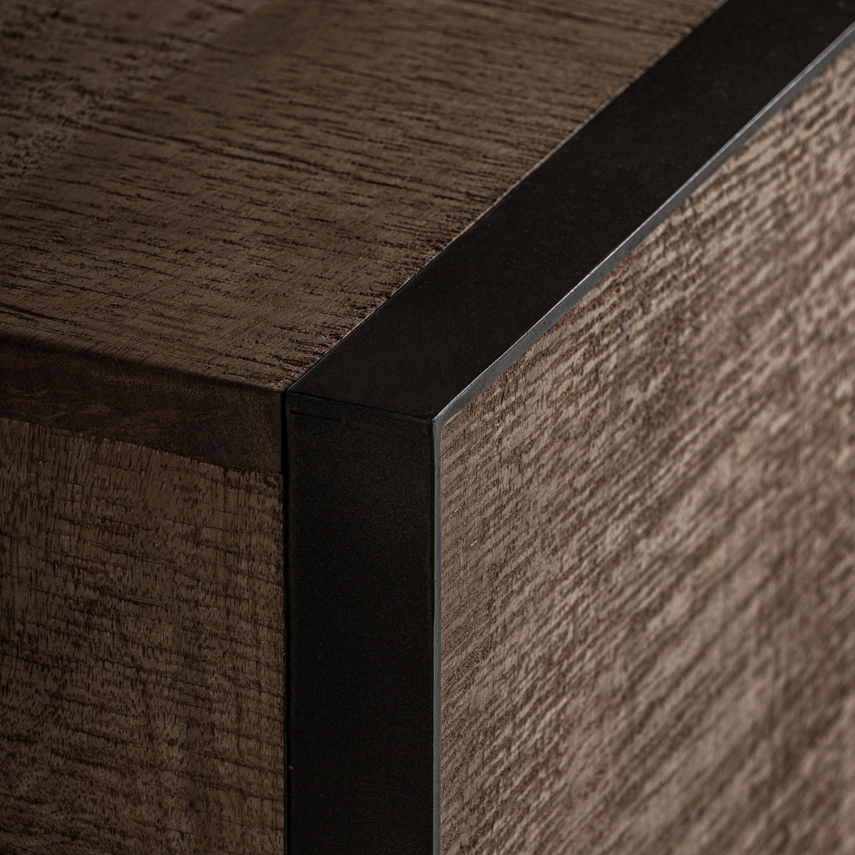 Buffet en bois de manguier marron | Vical Krefeld