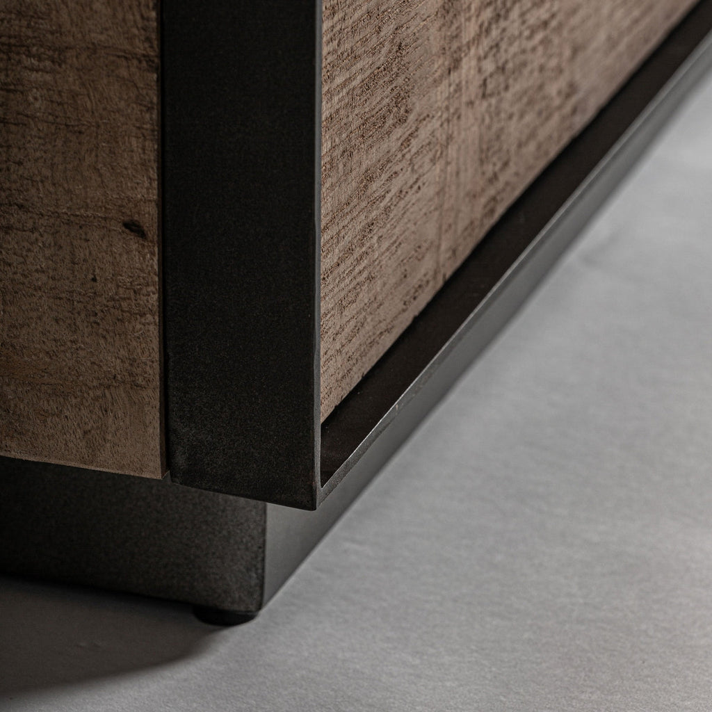 Buffet en bois de manguier marron | Vical Krefeld