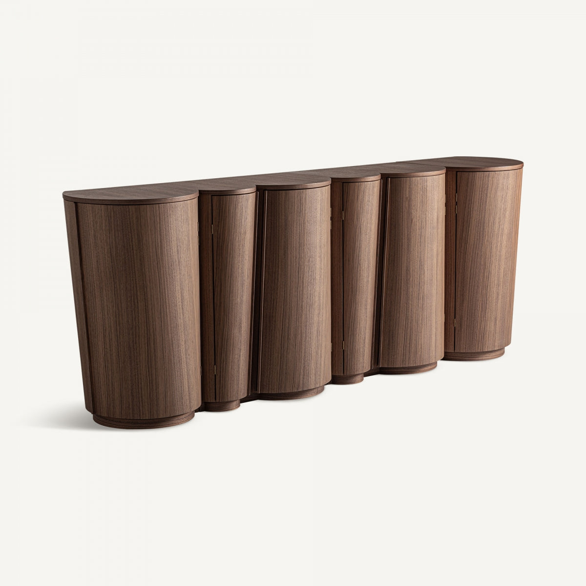 Buffet en bois de noyer marron | Vical Gifhorn