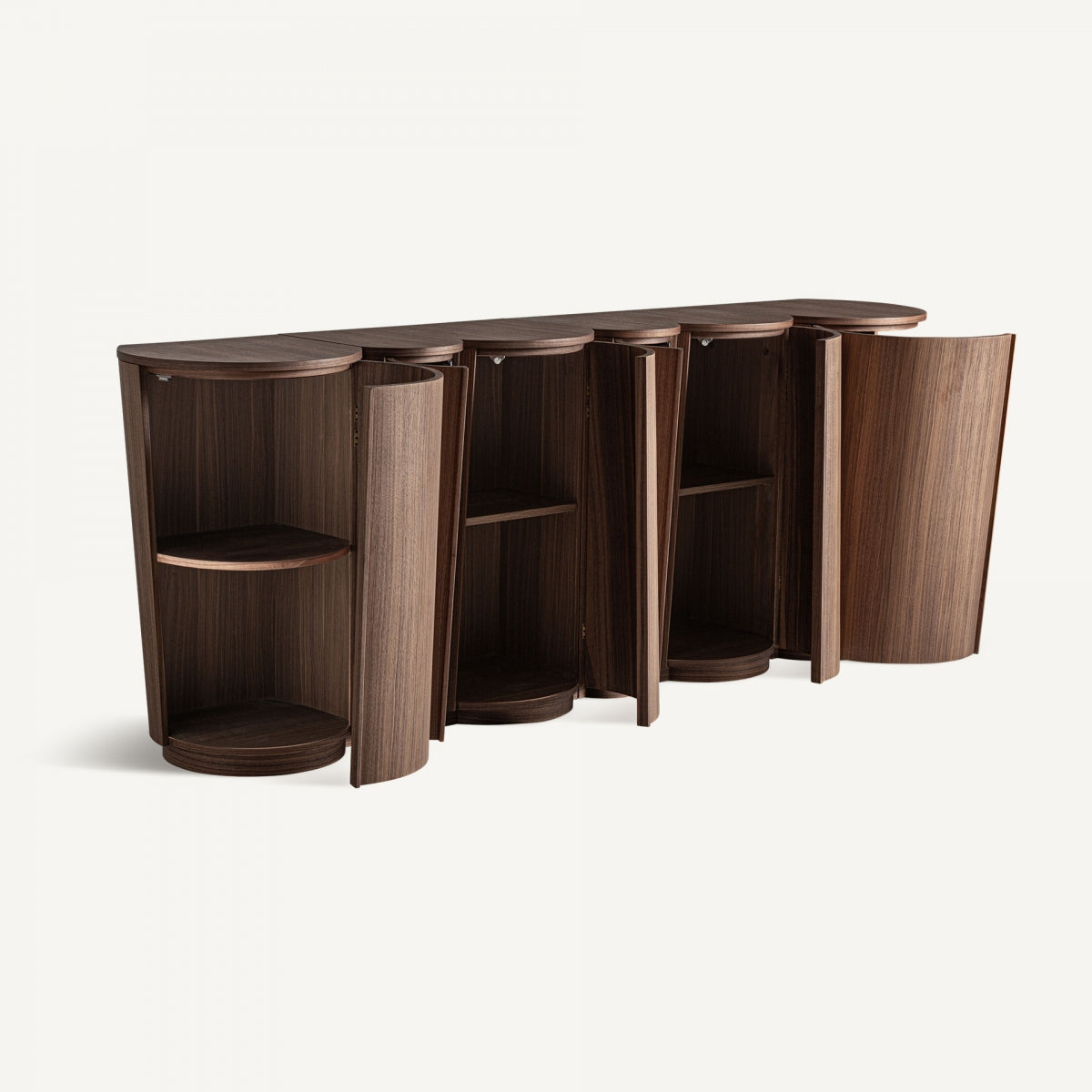 Buffet en bois de noyer marron | Vical Gifhorn