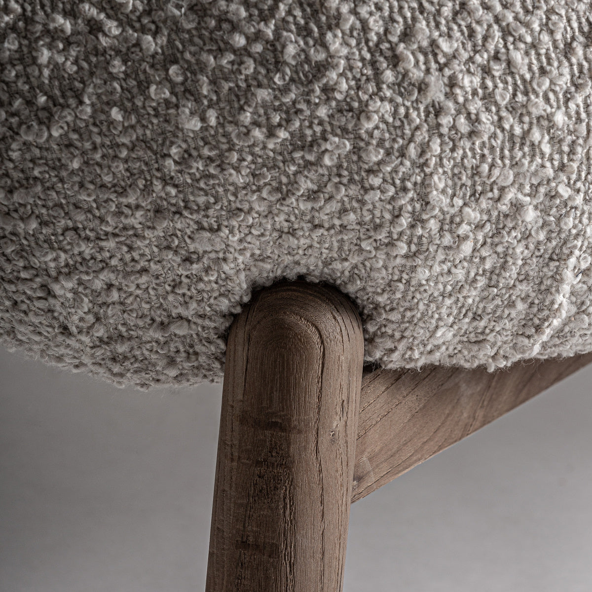 Canapé 2 places en tissu beige | Jacquard VICAL